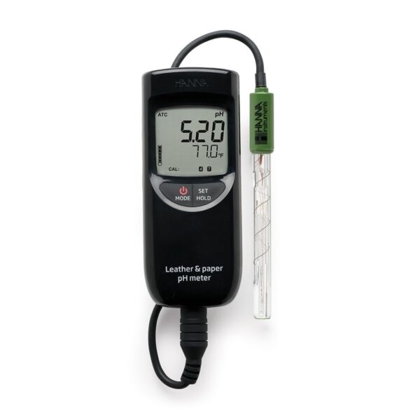 Máy Đo pH/Nhiệt Độ Cho Bề Mặt Giấy Và Da Thuộc HI99171