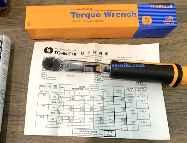 TOHNICHI QL100 cờ lê định lực 20-100 kgf.cm, 1/4″ Square Drive - Image 3
