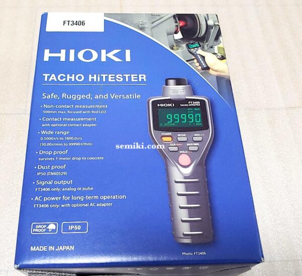 HIOKI FT3406 máy đo tốc độ vòng quay (15.00 ~199.99 r/min) - Image 2