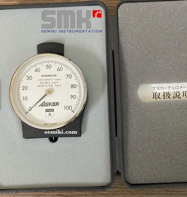 máy đo độ cứng cao su type A ASKER JIS K 6253
