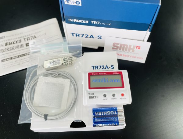 T&D TR-72A, TR72A-S thiết bị đo ghi nhiệt độ độ ẩm truyền kết quả không dây
