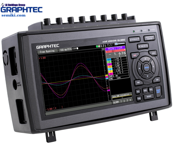 bộ thu thập dữ liệu 8 kênh graphtec GL980