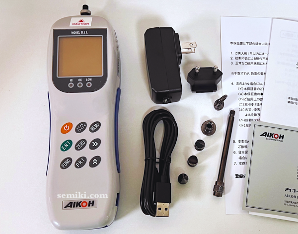 AIKOH デジタルフォースゲージ RZEシリーズ 電子引張圧縮力計