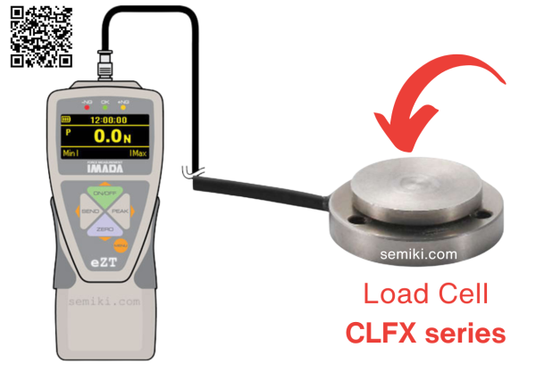 イマダ CLFXシリーズ（ZTA-CLFX-500N） センサー別圧縮力測定器