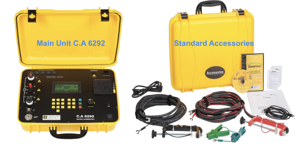 CONTACT RESISTANCE SAFETY METER CA 6292 (200A)