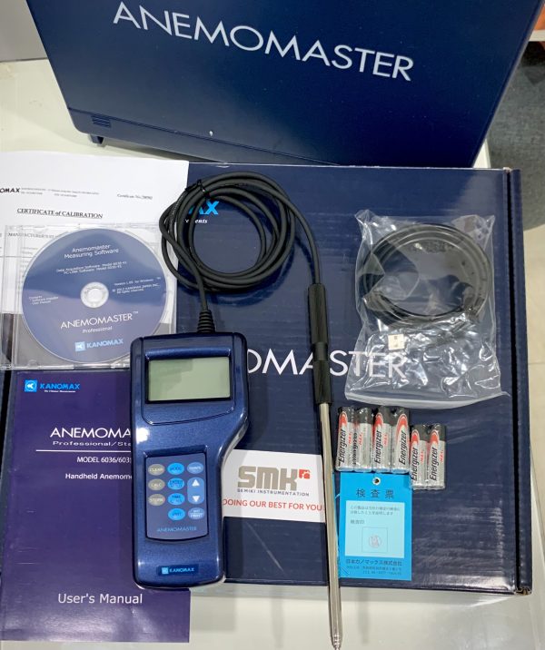 kanomax 6036 風速および圧力流量計