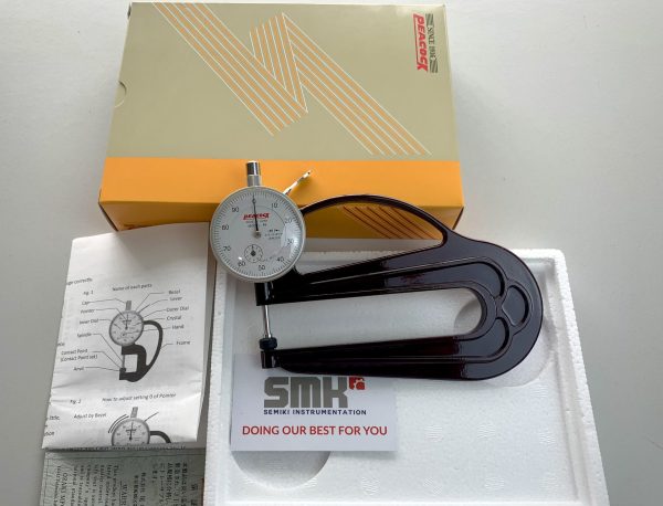 PEACOCK model H, Model G 0.01mm thickness gauge