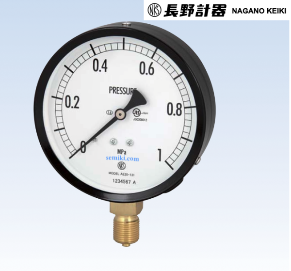 NAGANO KEIKI TYPE A PRESSURE GAUGE