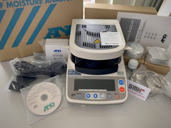 AND moisture analysis balance MS-70,MX-50,MF-50,ML-50