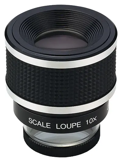 IKEDA SL-10A 0.1mm 10X DIVISIONAL MAGNIFICATION GLASS