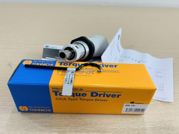 TOHNICHI 26LTD 調整ドライバー 6-26kgf.cm、1/4 インチ六角