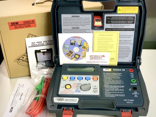 5KV INSULATION RESISTANCE METER SEW 6305A IN, 6305 IN