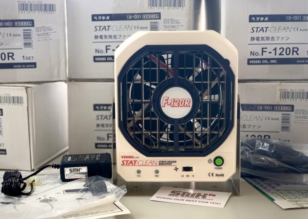 VESSEL F-120R, F-120S ELECTROSTATIC FAN, ION BALANCE