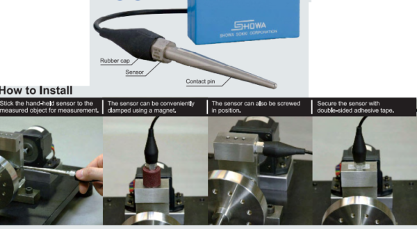 SHOWA SOKKI 1332B-01L máy đo độ rung 0.01 to 19.99 m/s² - 画像 (2)
