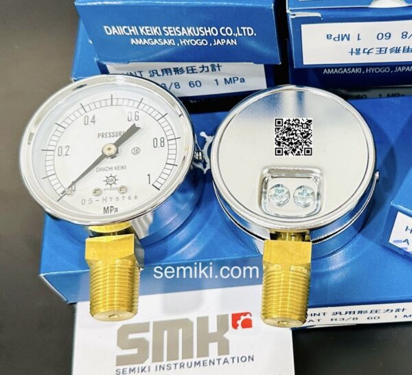 DAIICHI KEIKI AT R3/8-60: 1MPa 1Mpa pipeline pressure gauge
