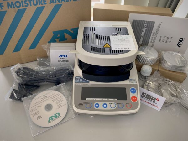 A&D MX-50 Solid Moisture Analyzer 51g x 0.001gx 0.01%