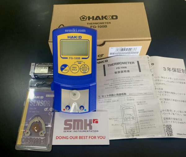 HAKKO FG100B-83 thiết bị kiểm tra nhiệt que hàn trạm hàn - 画像 (2)