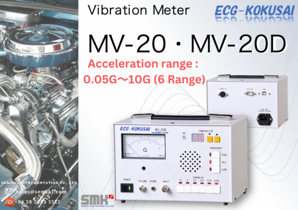 MÁY PHÂN TÍCH ĐỘ RUNG MOTOR ECG-KOKUSAI MV-20, MV-20D - Image 2