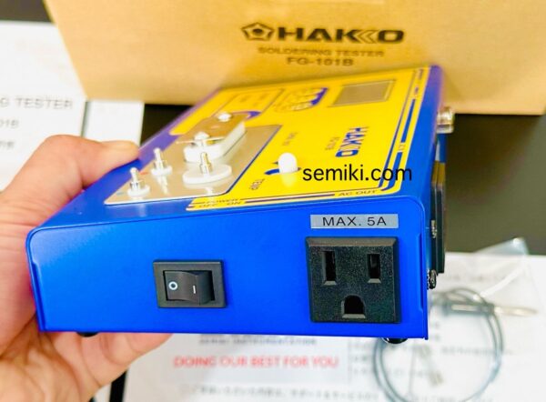 Hakko FG-101B (FG-101B-81) Máy đo nhiệt độ trạm hàn (0 ~ 700℃) - 画像 (2)