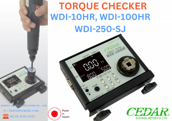 CEDAR WDI-250-SJ máy đo lực mô men xoắn tua vít 0.20 ~ 25.00 [N-m] - Image 4