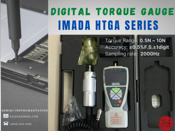 IMADA HTGS,HTGA series Thiết bị đo lực mô men xoắn tua vít điện tử - 画像 (3)