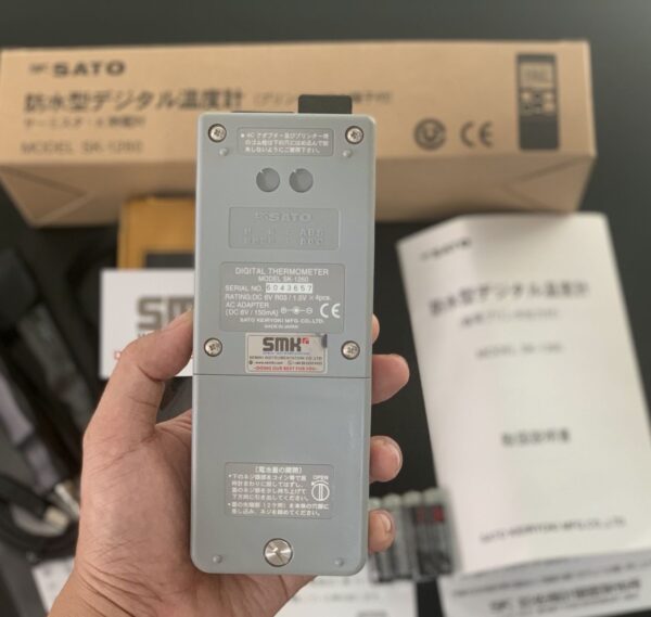 SATO SK-1260 Nhiệt kế điện tử kèm đầu đo tiếp xúc chống nước - Image 3