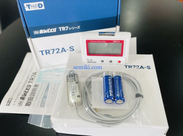 T&D TR-72A, TR72A-S thiết bị đo ghi nhiệt độ độ ẩm truyền kết quả không dây - 画像 (3)