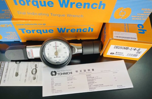 TOHNICHI DB250M5-1/4-S cờ lê siết mở kim đồng hồ (35-250kgf.cm, 1/4″ ) - 画像 (2)