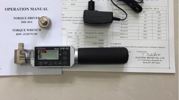 CEDAR DIW-20 electronic torque wrench 0.20~20N.m - Image 3