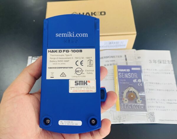 HAKKO FG100B-83 thiết bị kiểm tra nhiệt que hàn trạm hàn - 画像 (3)