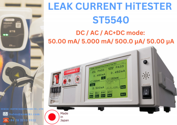 MÁY KIỂM TRA DÒNG RÒ ĐIỆN HIOKI ST5540, ST5541 - Image 3
