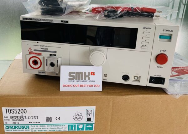 máy đo điện áp cao AC 5kV 100mA KIKUSUI TOS5200 - 画像 (2)