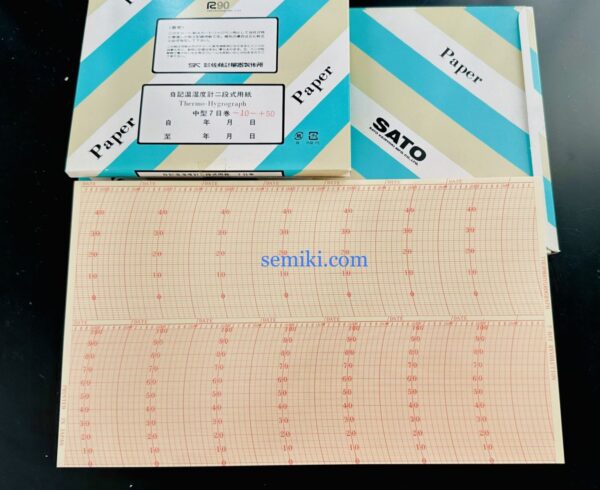 SATO 7211-62 7-day temperature recording paper (-10~50°C, 0~100%RH)
