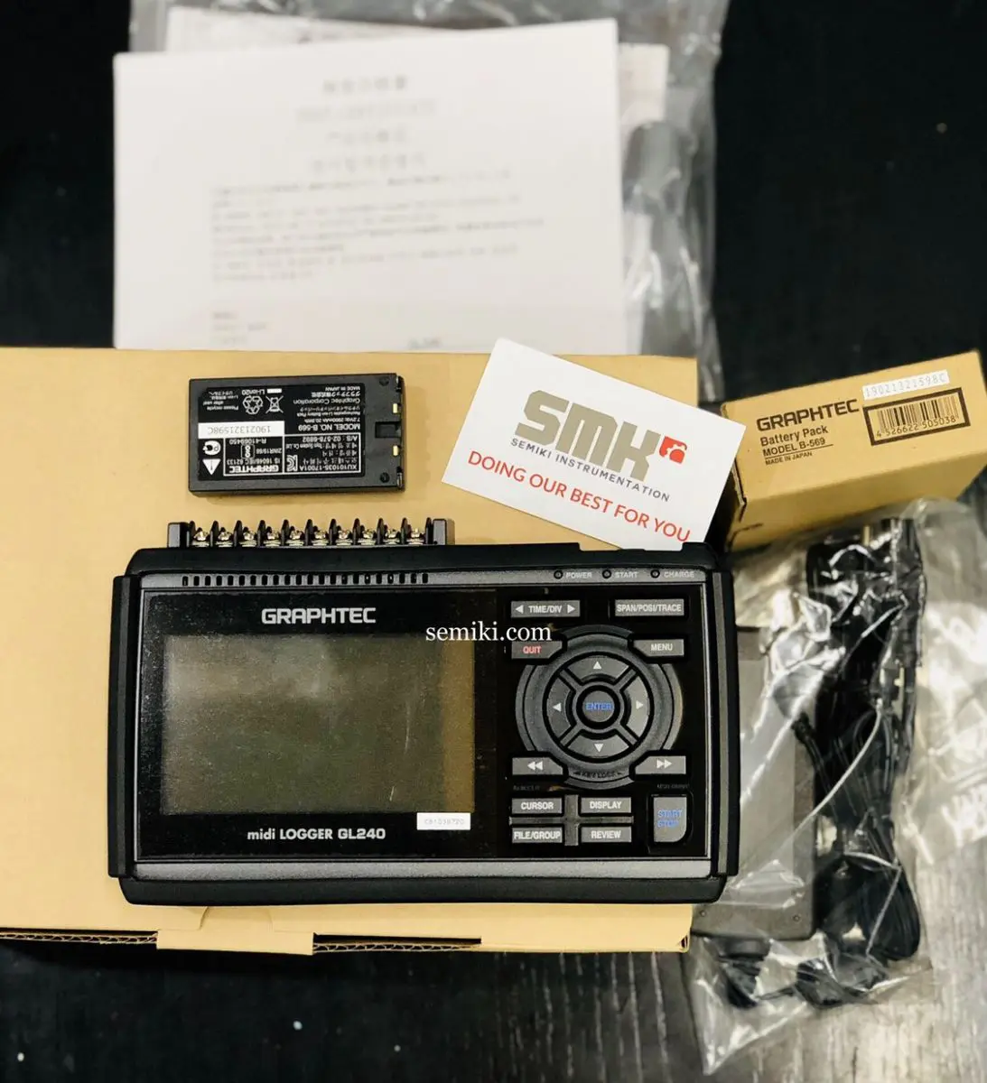 DATA LOGGER GL240 TEST EQUIPMENT | Graphtec America, Inc