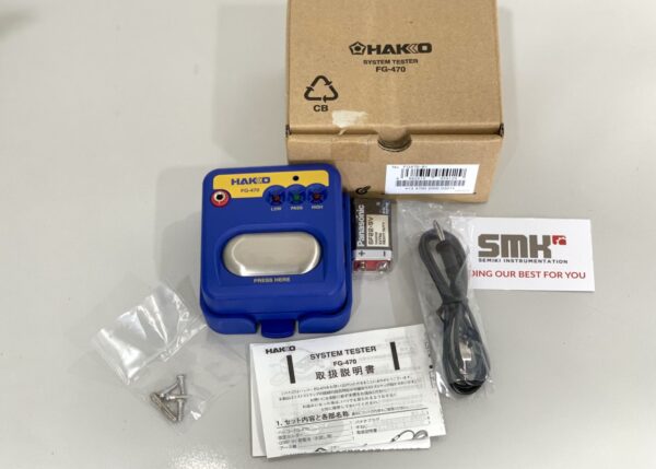 máy đo điện trở vòng tay tĩnh điện HAKKO FG-470 - Image 2