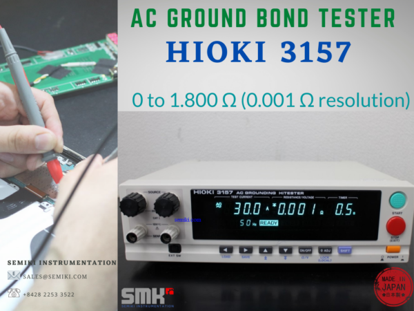 HIOKI 3157-01 THIẾT BỊ ĐO ĐIỆN TRỞ NỐI ĐẤT AC - 画像 (3)