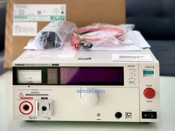 KIKUSUI TOS5302 máy thử nghiệm điện áp cao AC 5kV, điện trở cách điện 5 GΩ - Hình ảnh 3