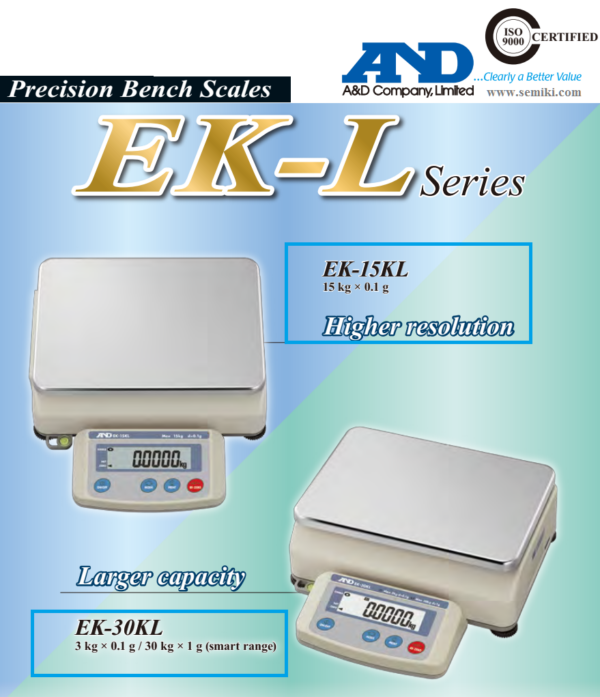 CÂN ĐỂ BÀN AND EK-15KL, EK-30KL - 画像 (3)