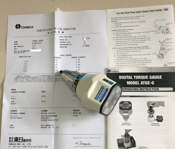 TOHNICHI ATGE05CN-G đồng hồ điện tử đo lực mô men xoắn (0.1-0.5cN.m) - Image 3