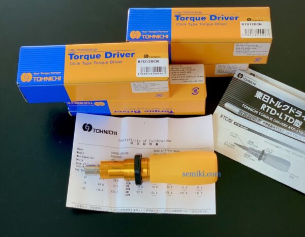 TOHNICHI RTD120CN Torque screwdriver 20-120 cN.m, 1/4″ Hex
