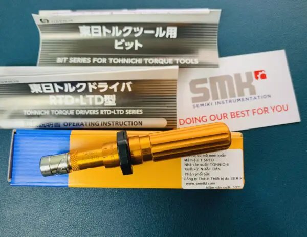 TOHNICHI 1.5RTD ドライバー 0.2-1.5 kgf.cm、1/4 インチ六角
