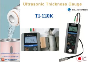 品質には定評があり、45,000セット以上の供給実績があります。超音波厚さ計は片面から非破壊で厚さ測定が可能です。超音波厚さ計 TI-120K