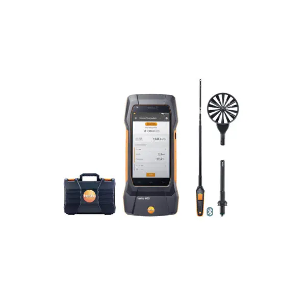 Bộ testo 400 – Đo lưu lượng không khí với đầu dò dạng sợi nhiệt - Hình ảnh 2