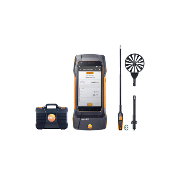 Bộ testo 400 Đo lưu lượng không khí với đầu dò cánh quạt 16 mm - Image 2