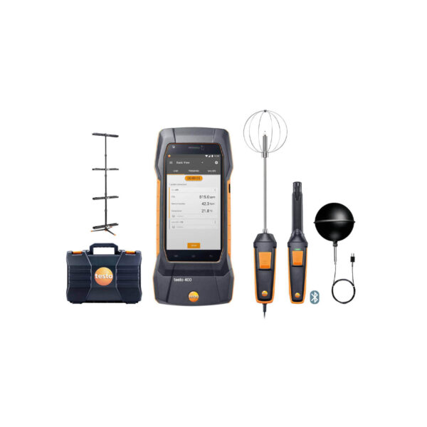 Bộ testo 400 – đo lường IAQ và mức độ thoải mái với giá đỡ - 画像 (2)