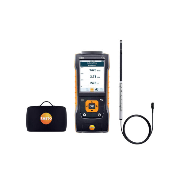 Máy đo vận tốc gió testo 440 (đầu dò sợi nhiệt) - Hình ảnh 2