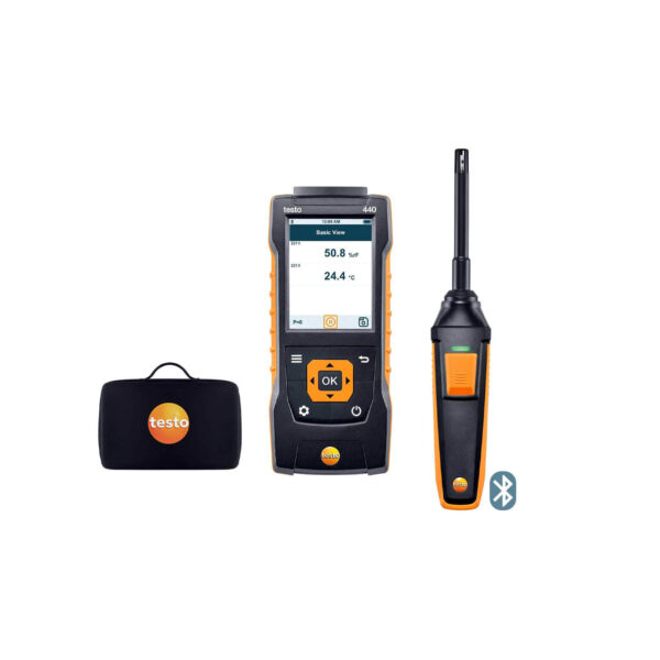 Bộ testo 440 – máy đo nhiệt độ, độ ẩm (Bluetooth) - Image 2
