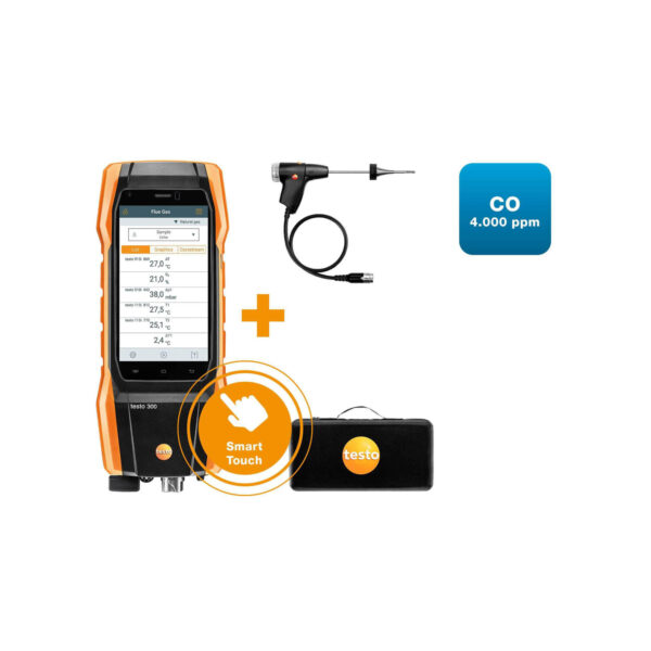 Máy phân tích khí thải – TESTO 300 kit 1 (O2, CO lên đến 4.000 ppm) - Image 2