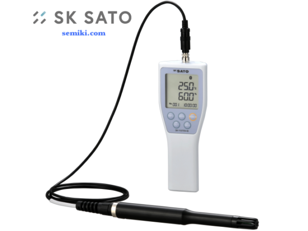 SATO SK-110TRH-B electronic thermometer and hygrometer with wireless data export 8140-20