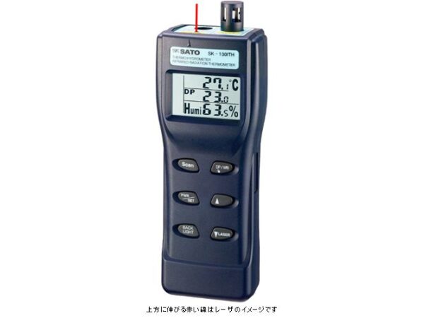 SATO SK-130ITH nhiệt ẩm kế hồng ngoại đo nhiệt độ ẩm sương - Image 3